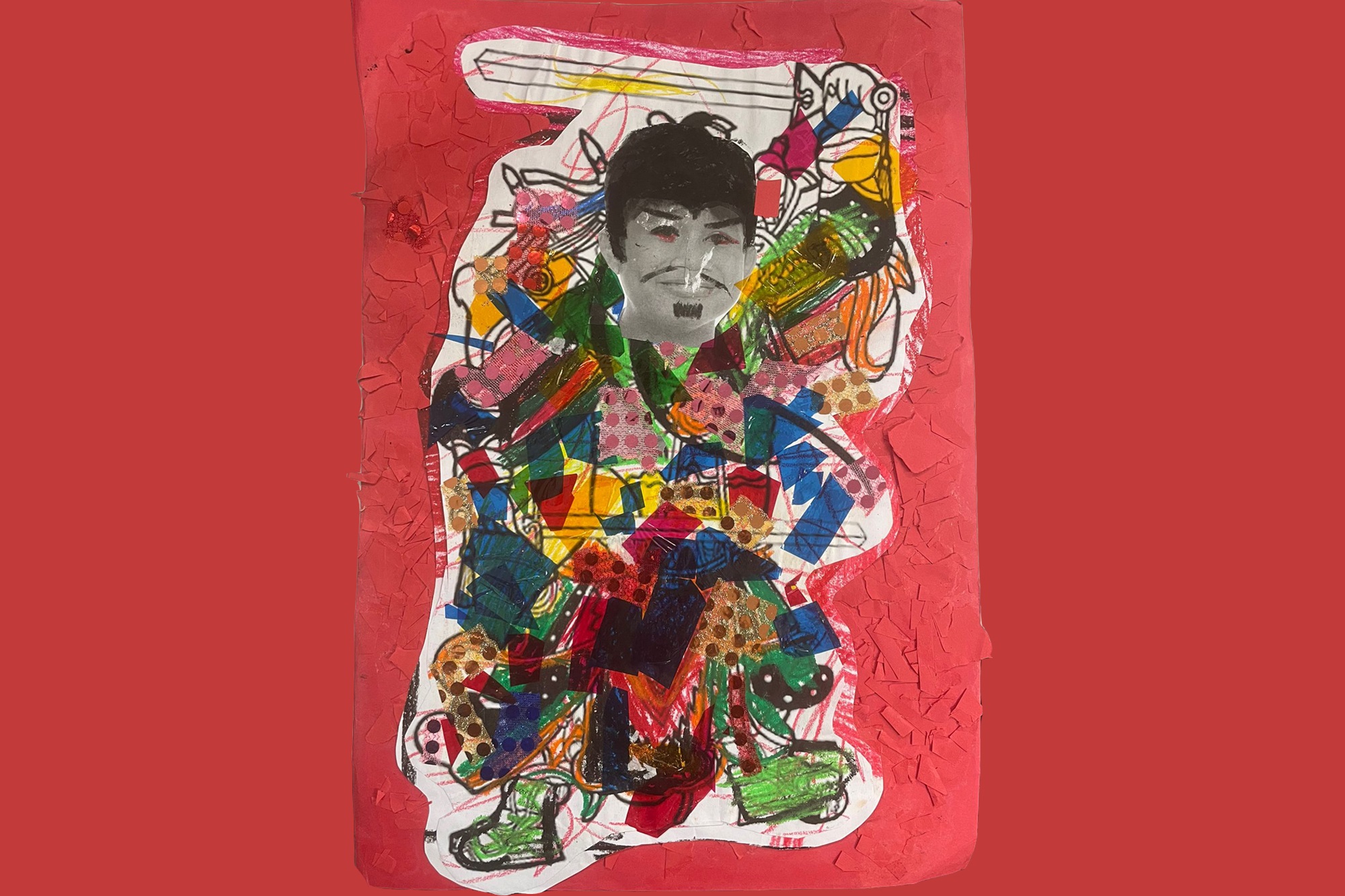 Modern of guardian deity (Mixed Media)