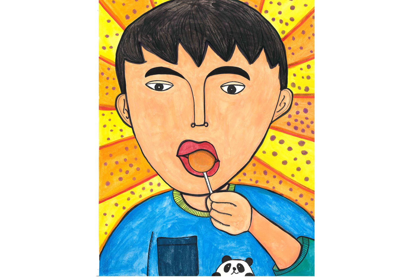 Self-portrait (Illustration)