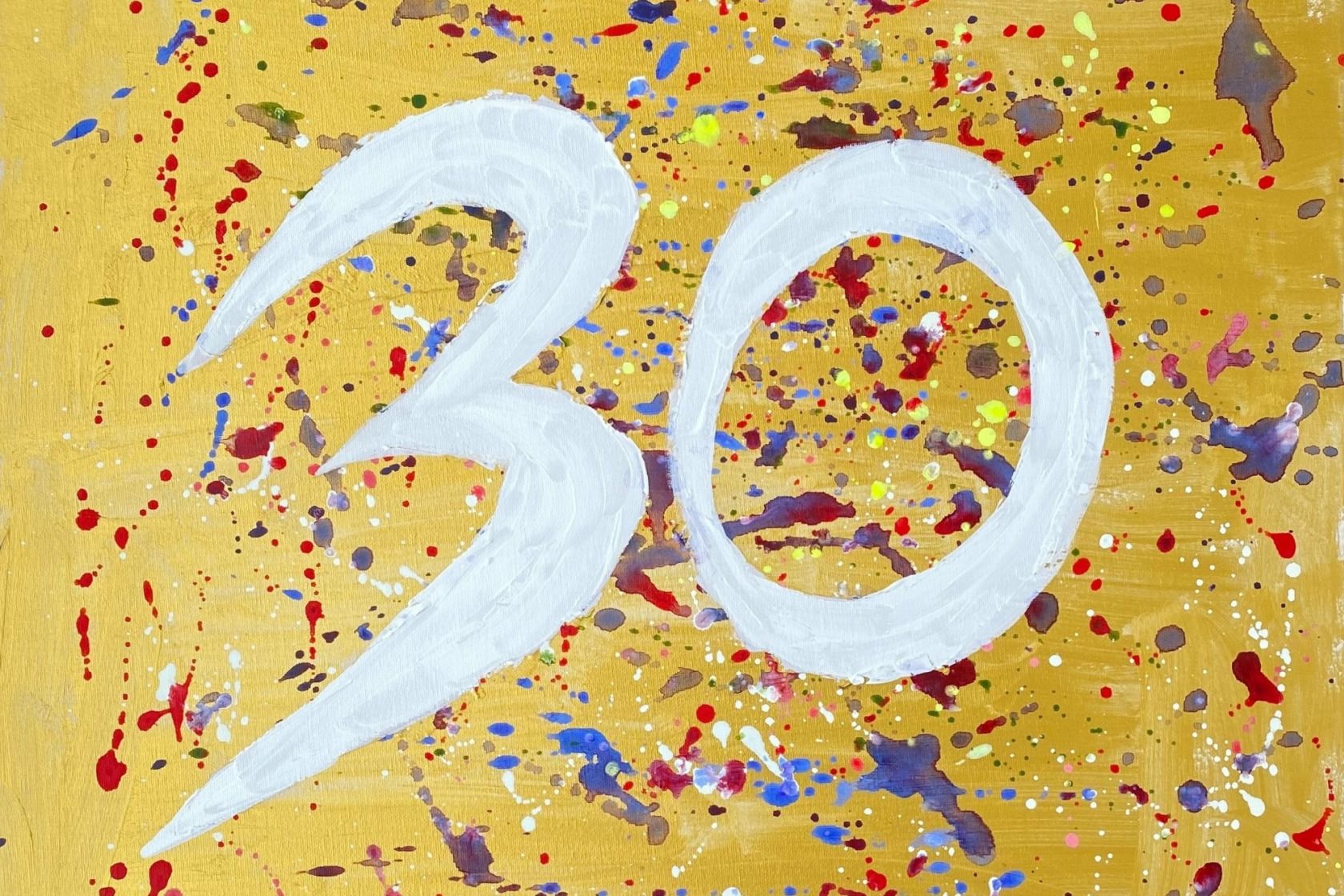 30th Anniversary Celebration (Splash Drawing)
