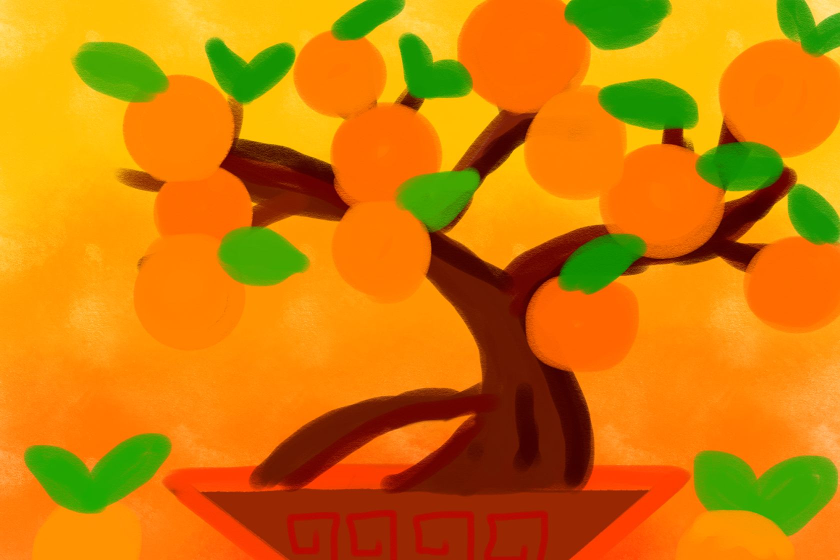 Great fortune and great favor (Computer Graphic)