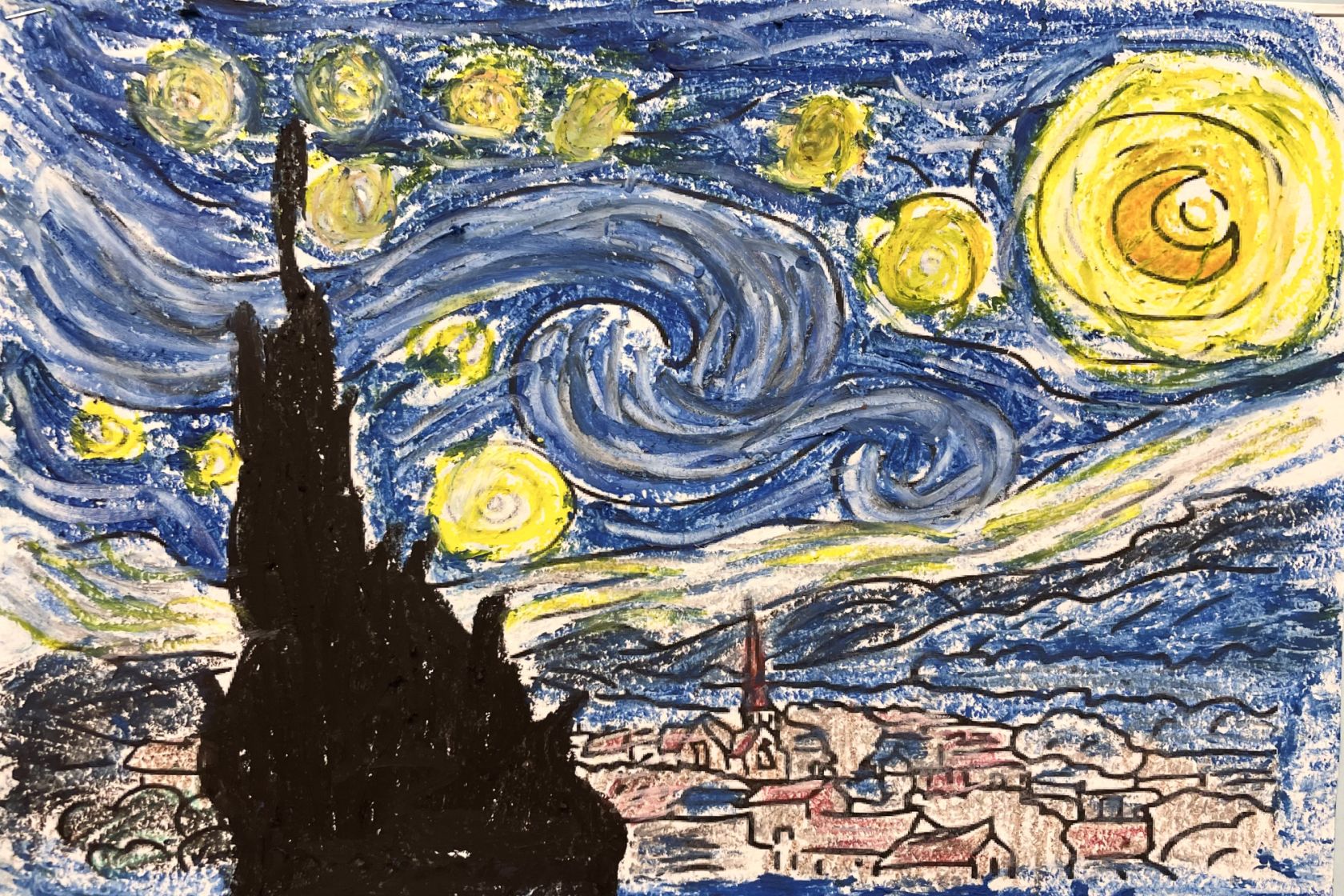 Starry Night (Pastel)