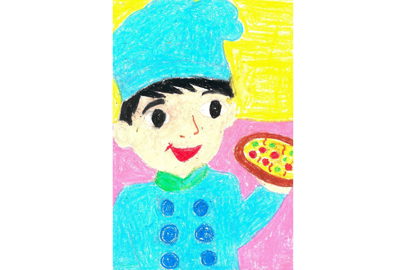 If I were a graduate of Shek Wu School (Oil Pastel)