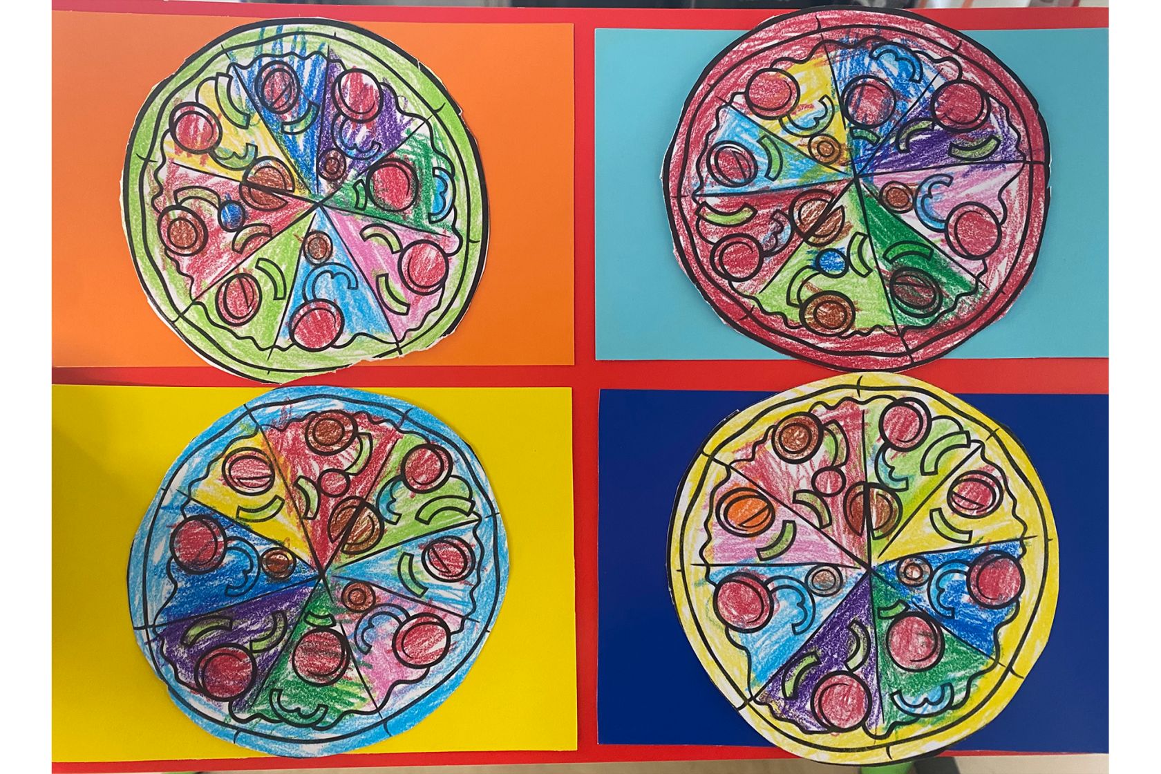 Pop Art - Our favourite food (Mixed Media)