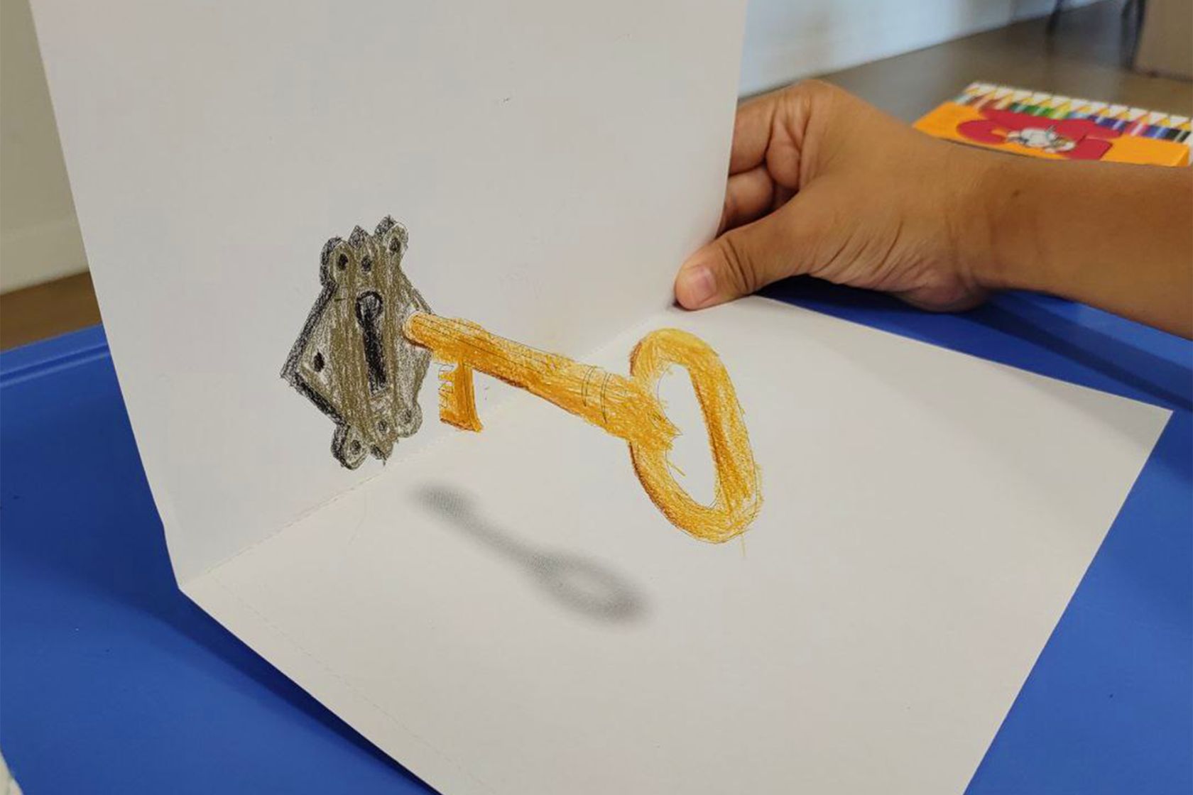 3D drawing of key (3D Drawing)