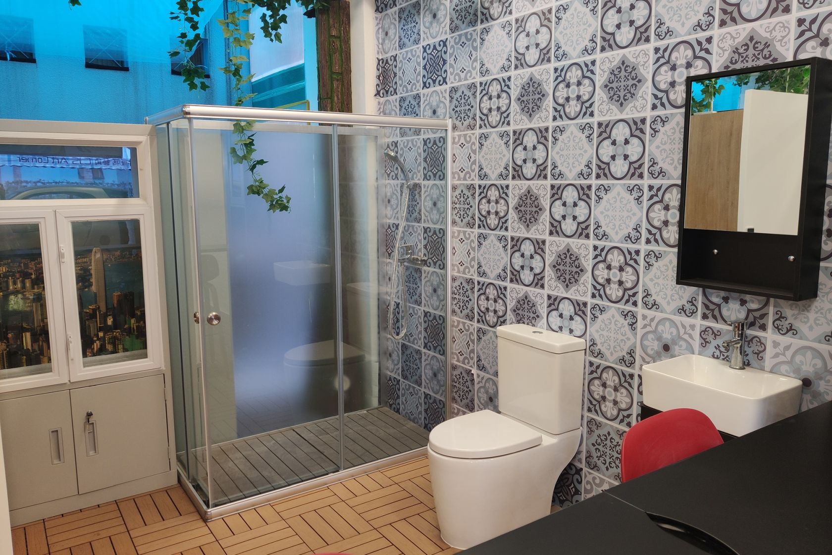 VR Housekeeping training area